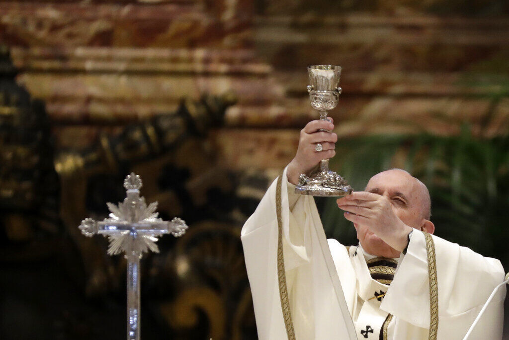 APTOPIX Vatican Pope Chrism